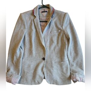 Tommy Hilfiger Gray and Striped Blazer